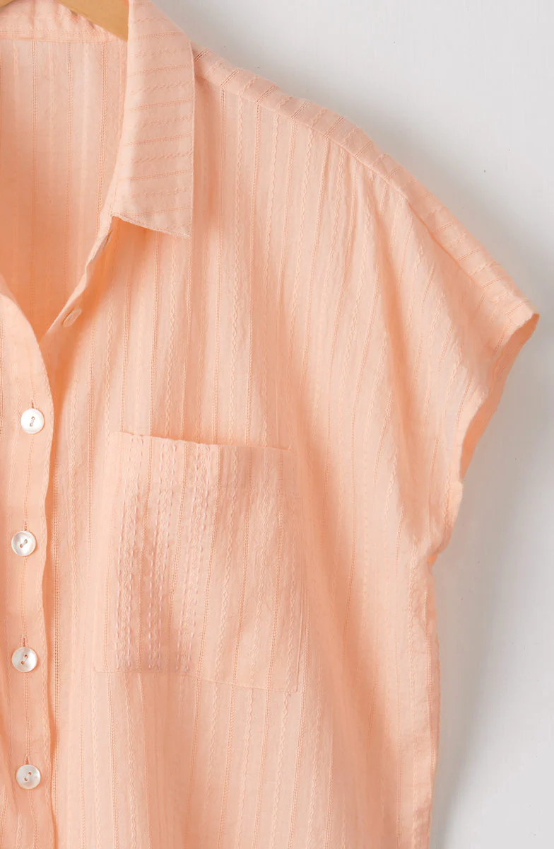 Adira Lightweight Cap-Sleeve Shirt - Image 15