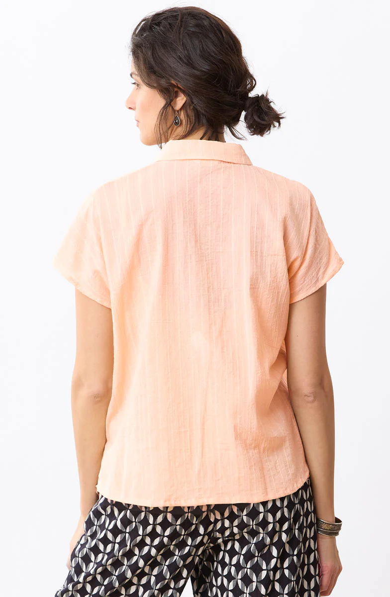 Adira Lightweight Cap-Sleeve Shirt - Image 16