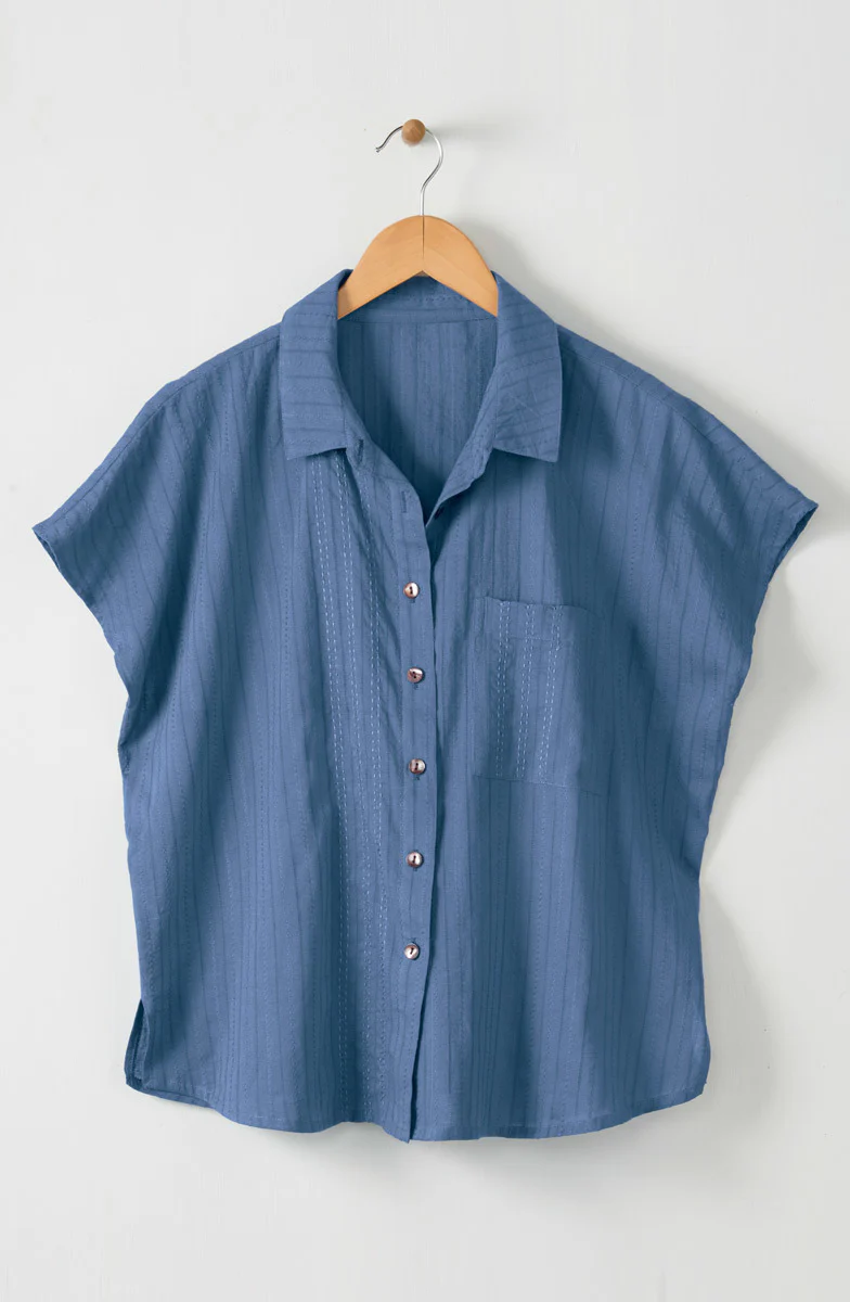 Adira Lightweight Cap-Sleeve Shirt - Image 19