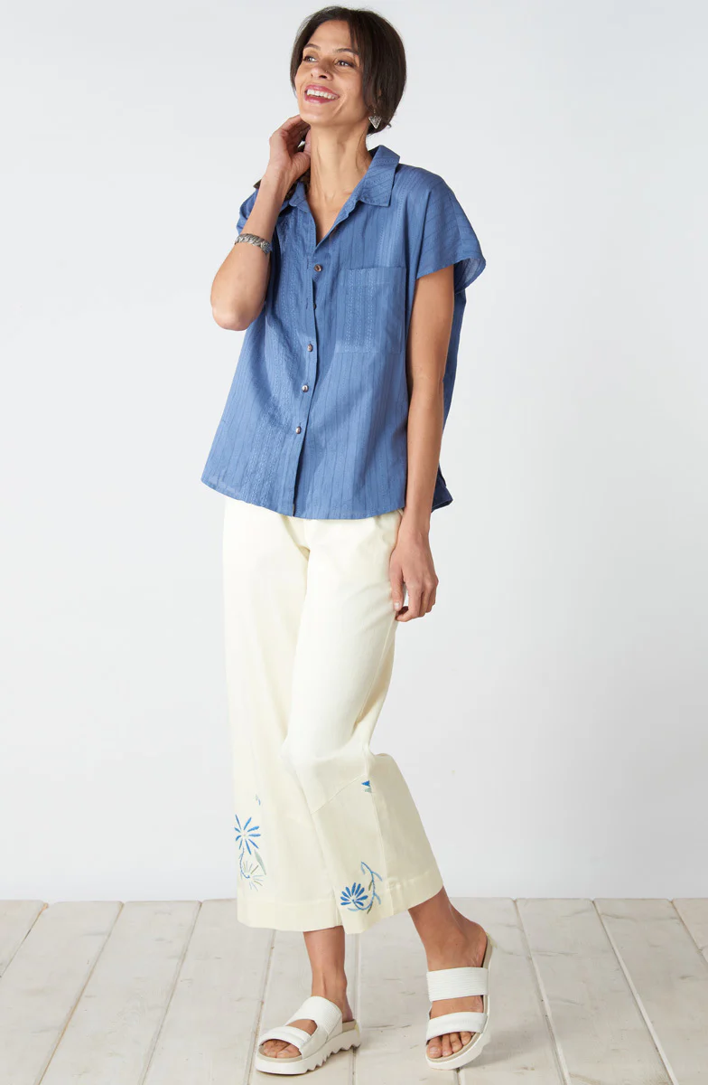 Adira Lightweight Cap-Sleeve Shirt - Image 23