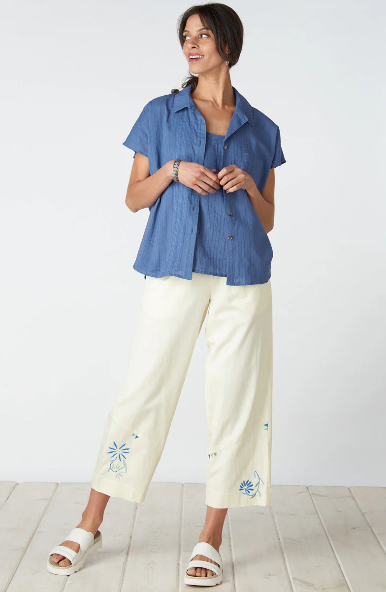 Adira Lightweight Cap-Sleeve Shirt - Image 25