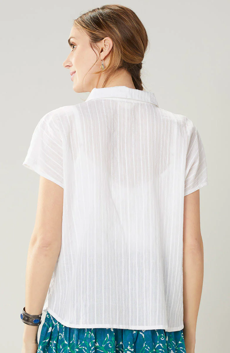 Adira Lightweight Cap-Sleeve Shirt - Image 28