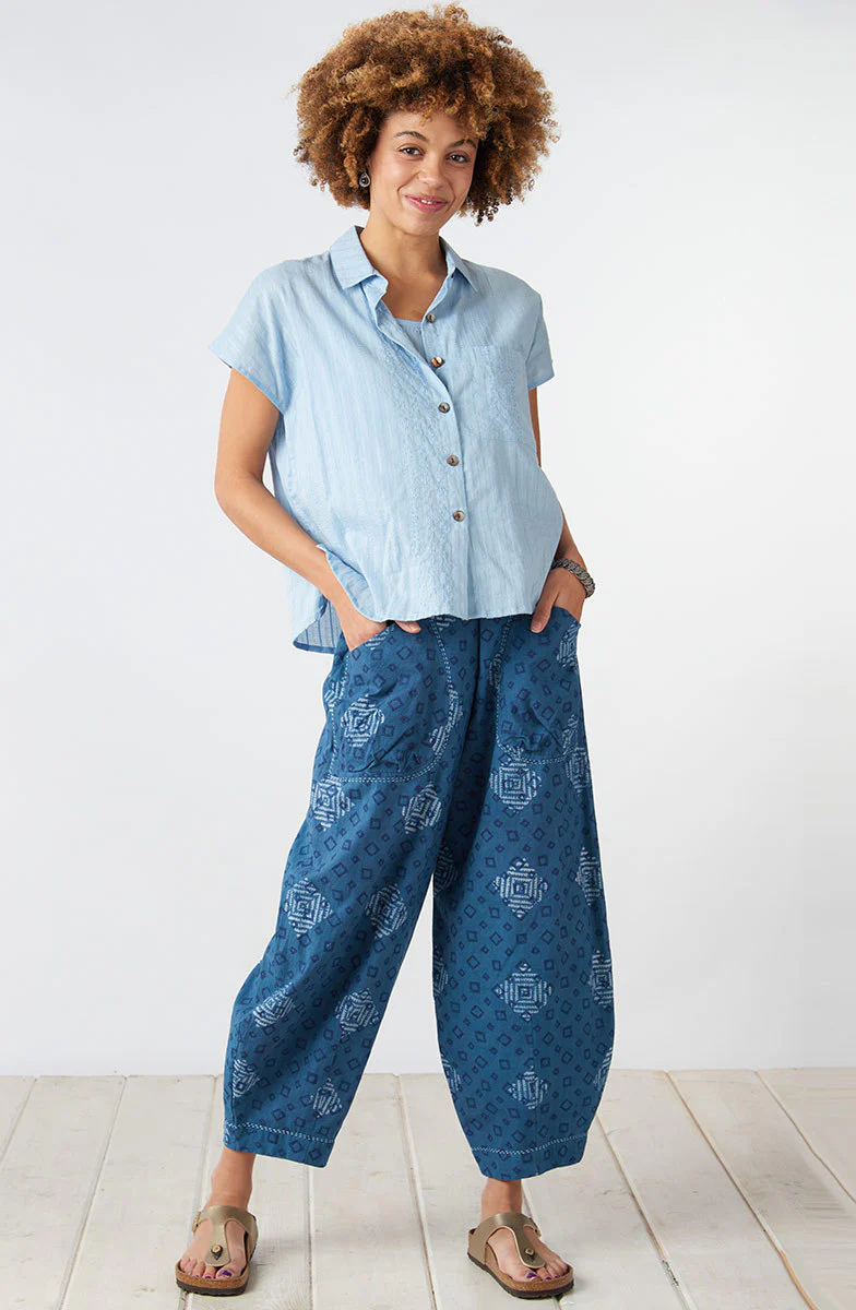 Adira Lightweight Cap-Sleeve Shirt - Image 35