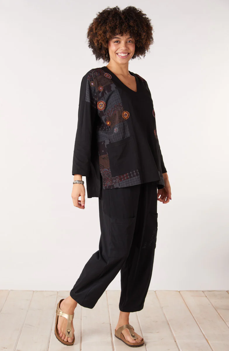 Agra Jersey Knit Barrel-Leg Pant - Image 13