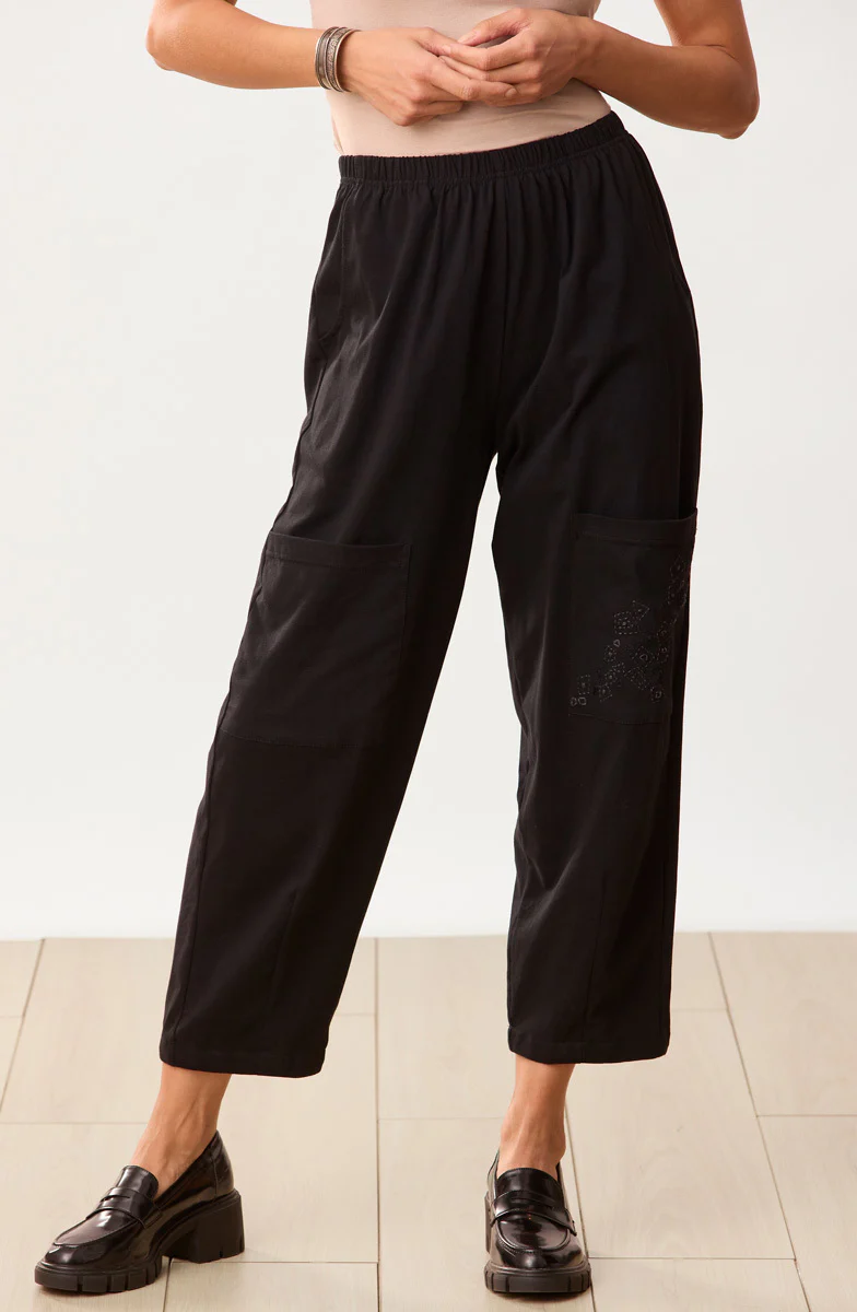 Agra Jersey Knit Barrel-Leg Pant - Image 14
