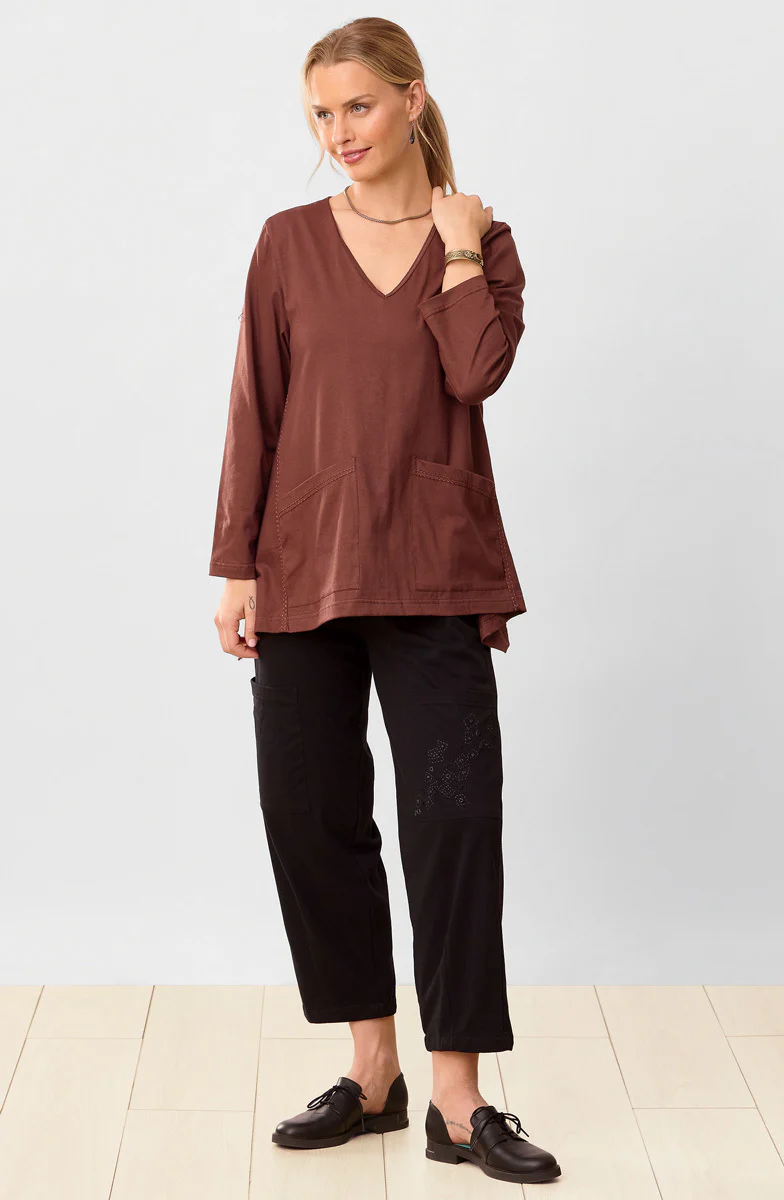 Agra Jersey Knit Barrel-Leg Pant - Image 17