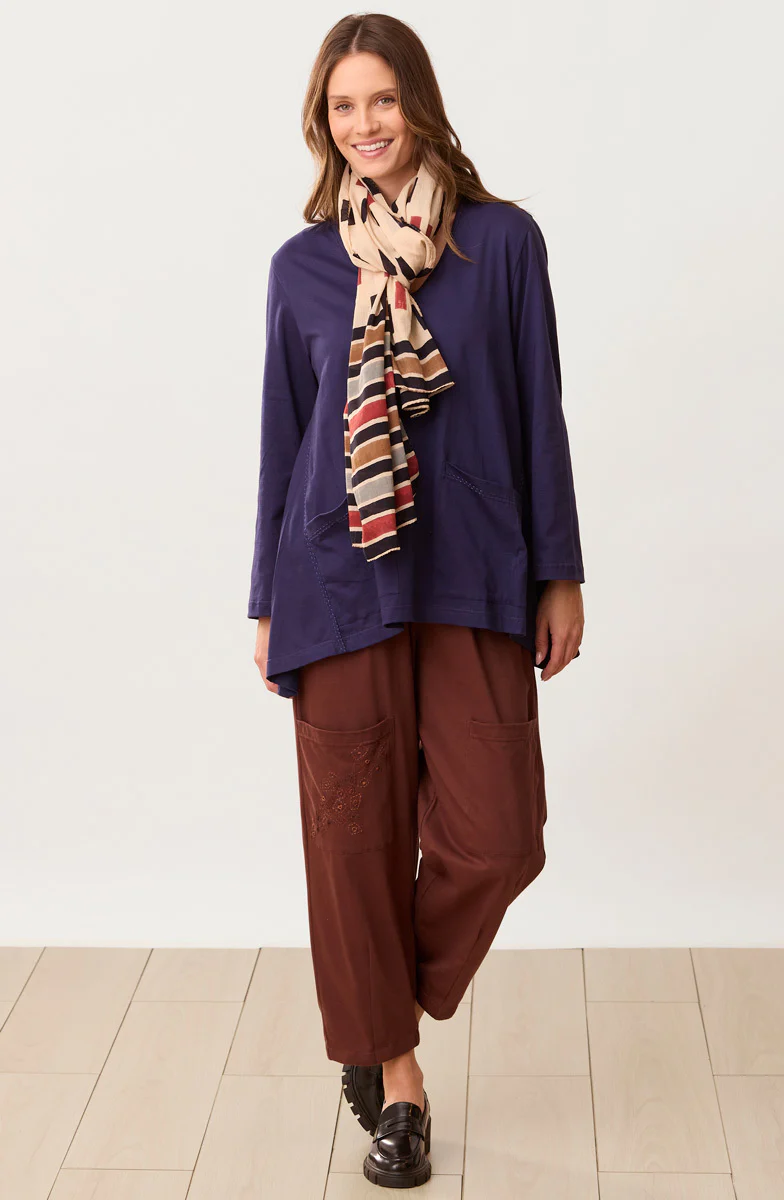 Agra Jersey Knit Barrel-Leg Pant - Image 21