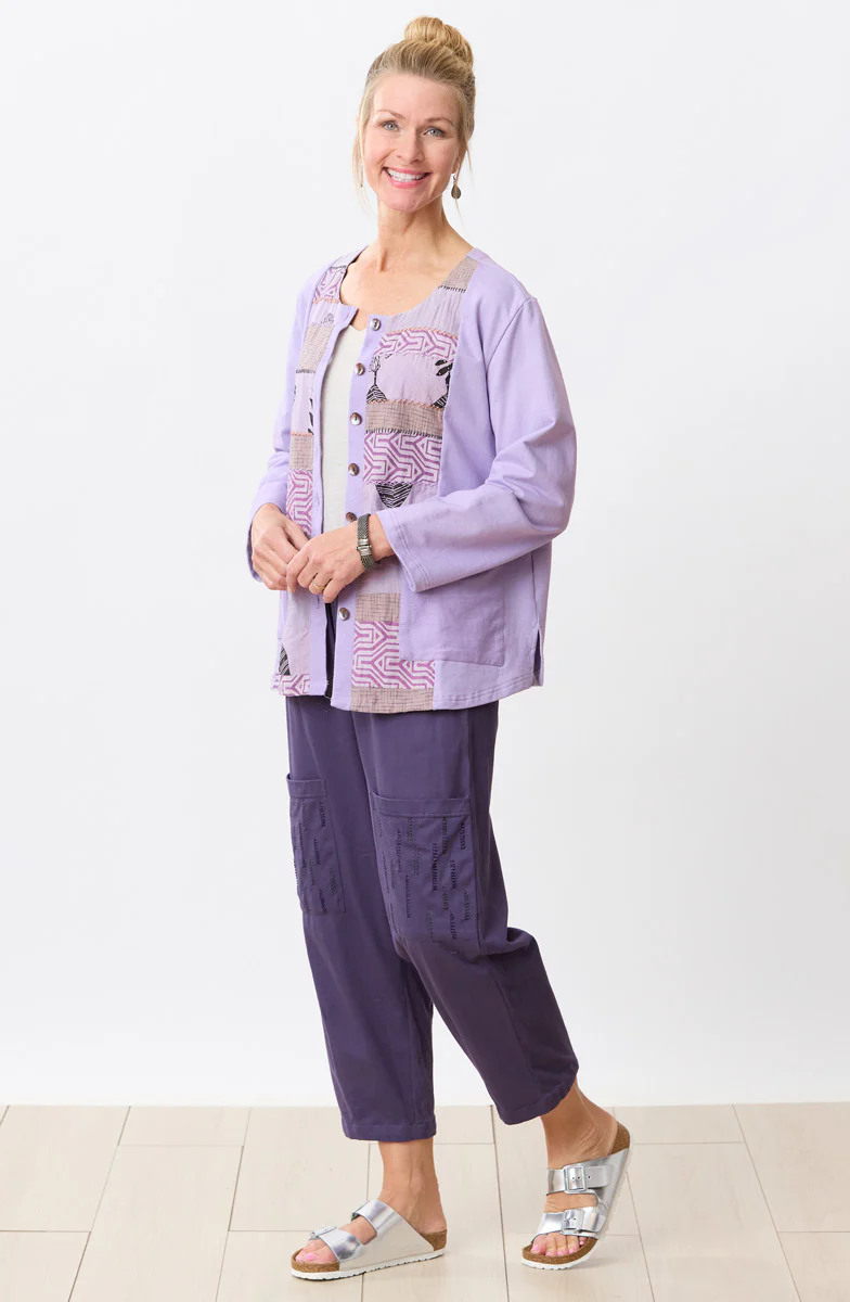 Agra Jersey Knit Barrel-Leg Pant - Image 4
