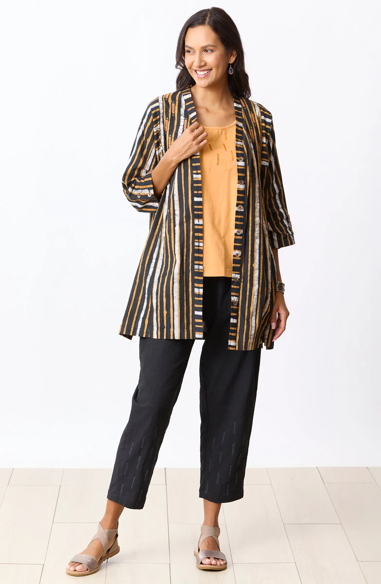Akola Pull-On Tapered Leg Pant - Black - Image 5