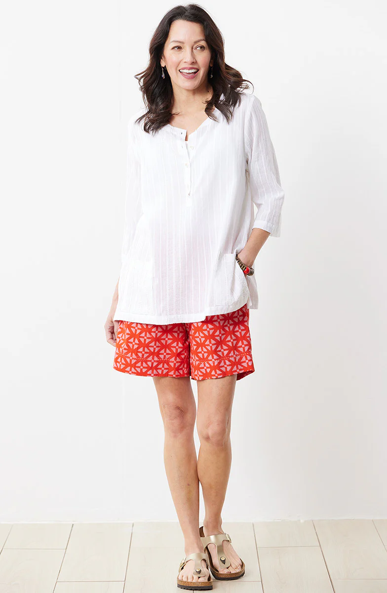 Aksa Pull-On Shorts - Carrot - Image 4