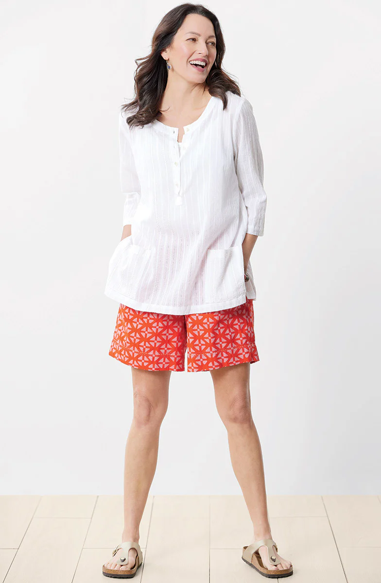 Aksa Pull-On Shorts - Carrot - Image 5