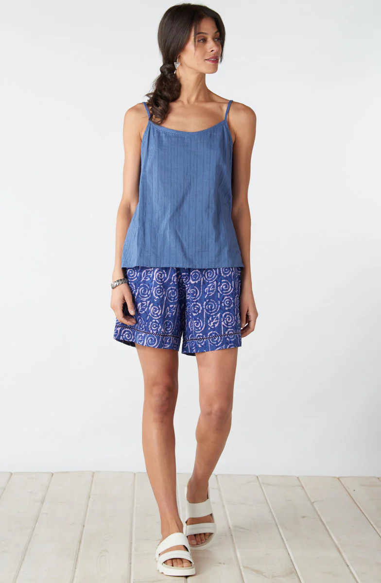 Aksa Pull-On Shorts - Tranquil blue/Multi - Image 6