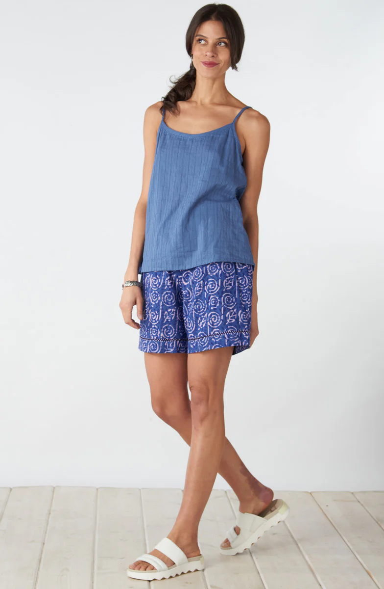 Aksa Pull-On Shorts - Tranquil blue/Multi - Image 7