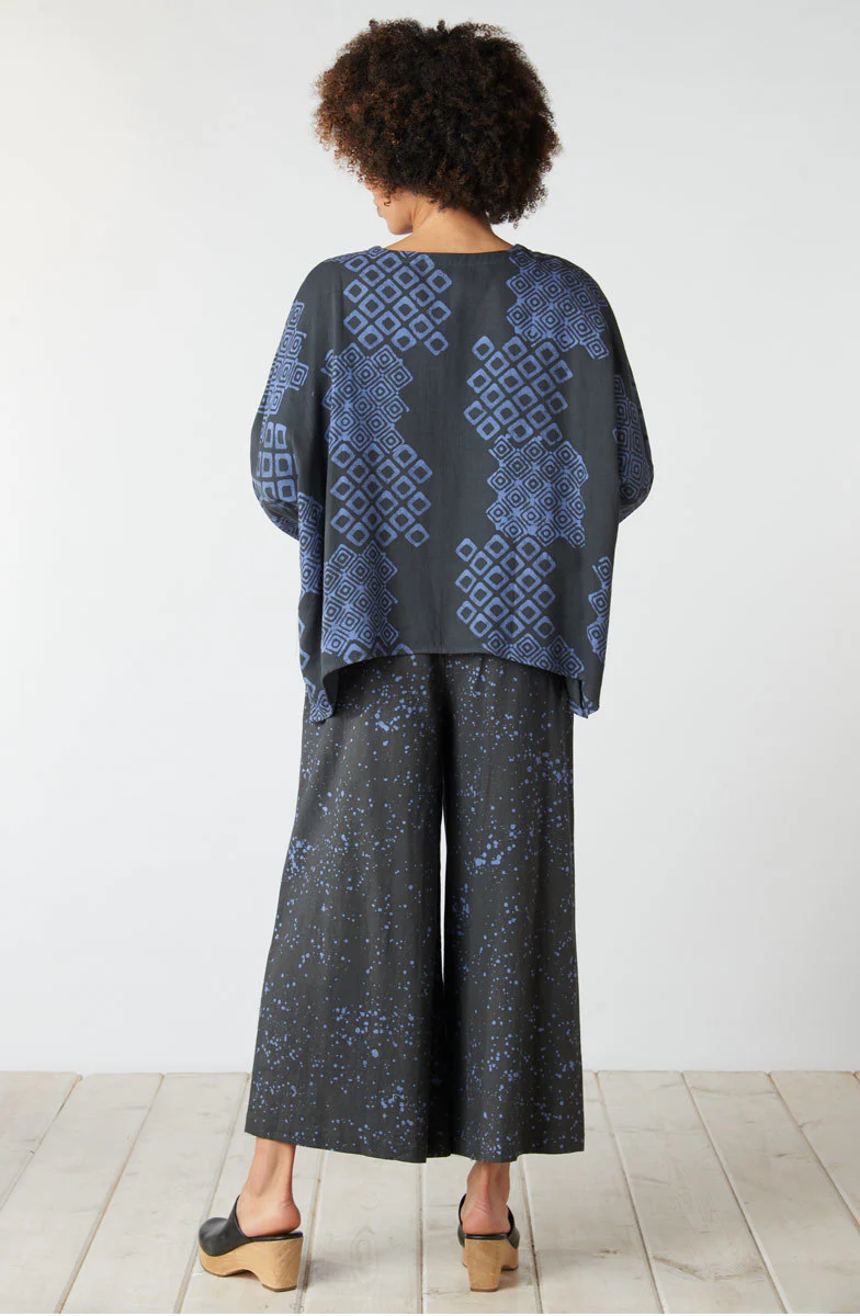 Anjula Wide-Leg Pant - Fossil/Periwinkle - Image 5