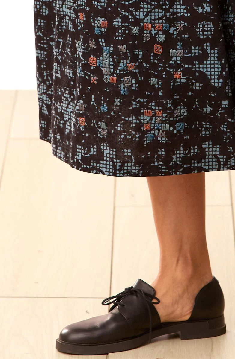 Aruna Pull-On Lantern-Hem Skirt - Mineral blue - Image 5