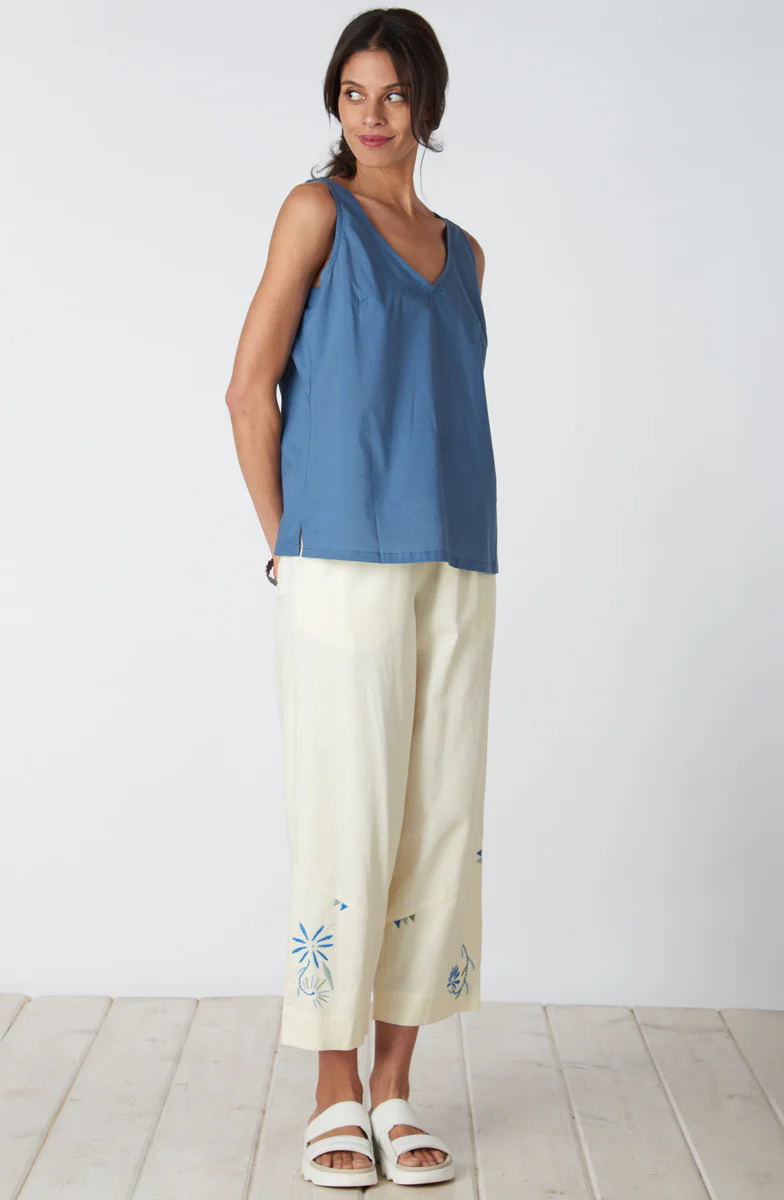 Ashvi Organic Cotton V-Neck Tank - Image 5