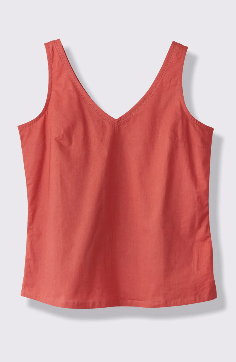 Ashvi Organic Cotton V-Neck Tank - Image 7