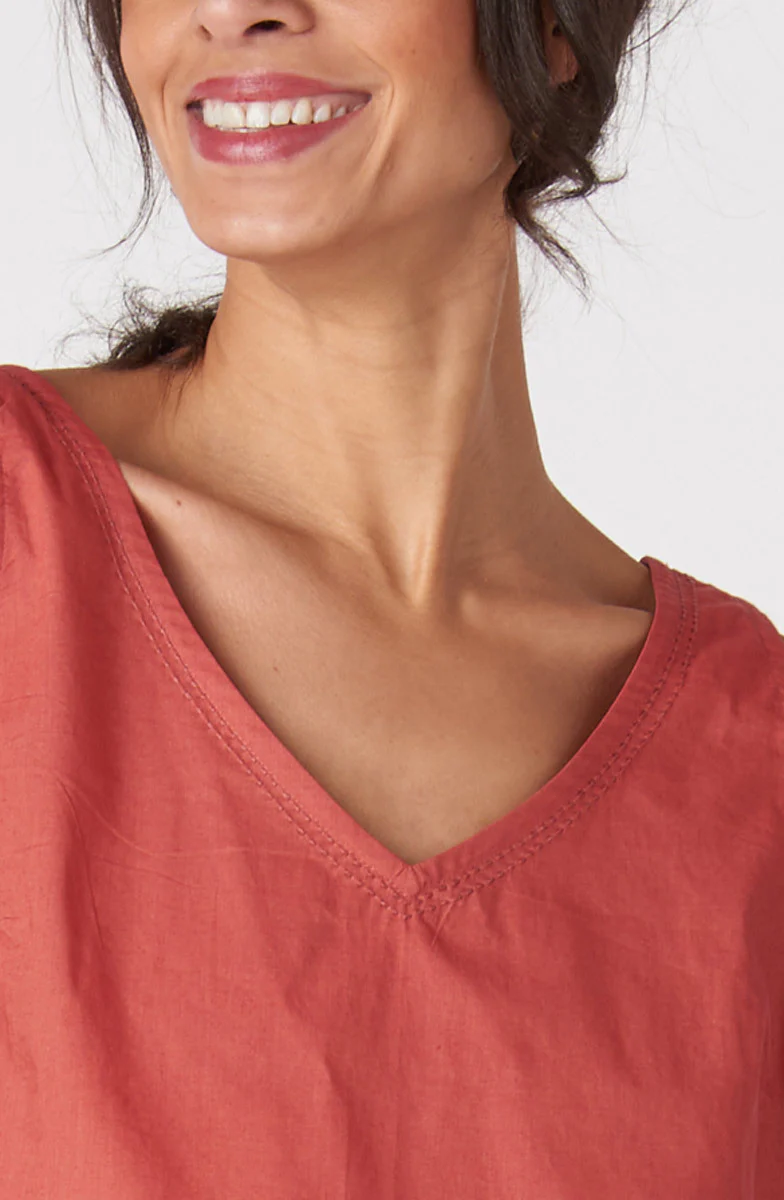Ashvi Organic Cotton V-Neck Tank - Image 9