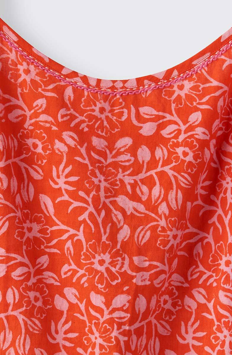 Adjustable Straps Cami - Carrot - Image 3