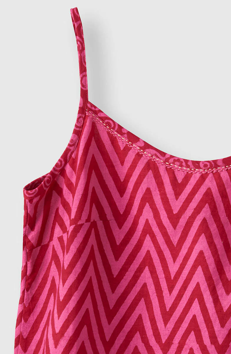 Adjustable Straps Cami - Raspberry - Image 3