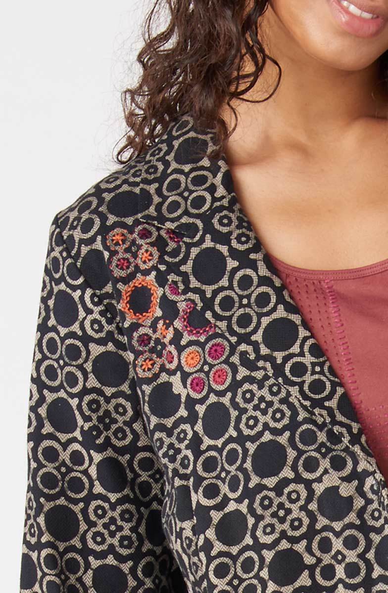 Charu Casual Blazer - Black - Image 3