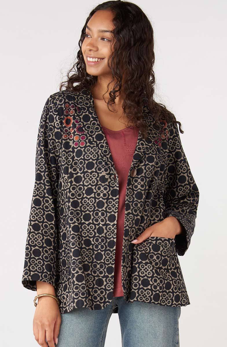 Charu Casual Blazer - Black - Image 4