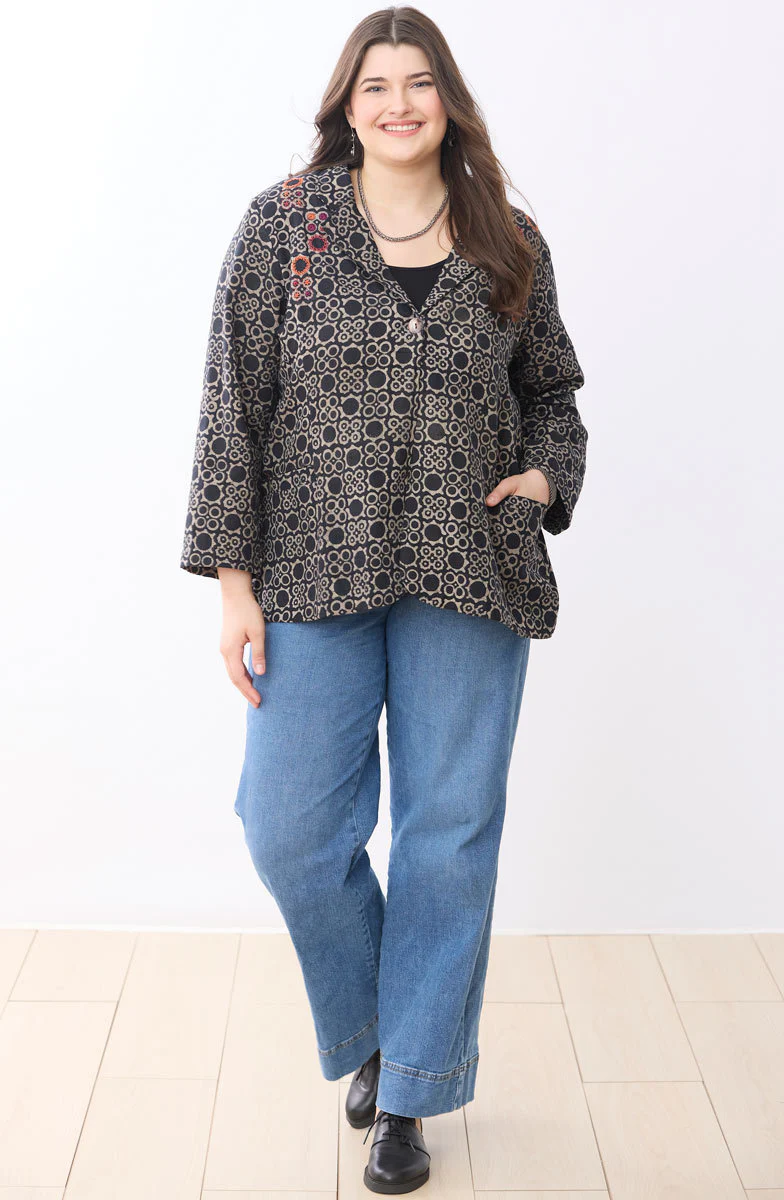 Charu Casual Blazer - Black - Image 6