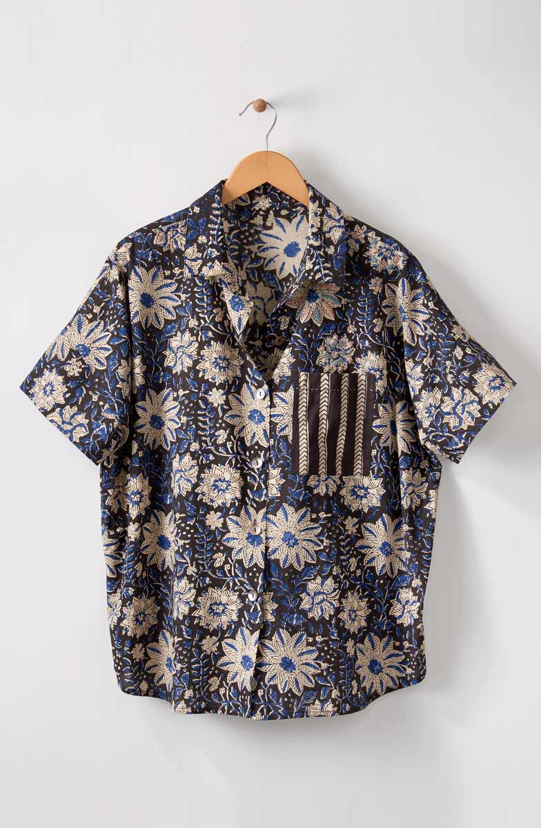 Chennai Camp Shirt - Black/Multi - Image 2