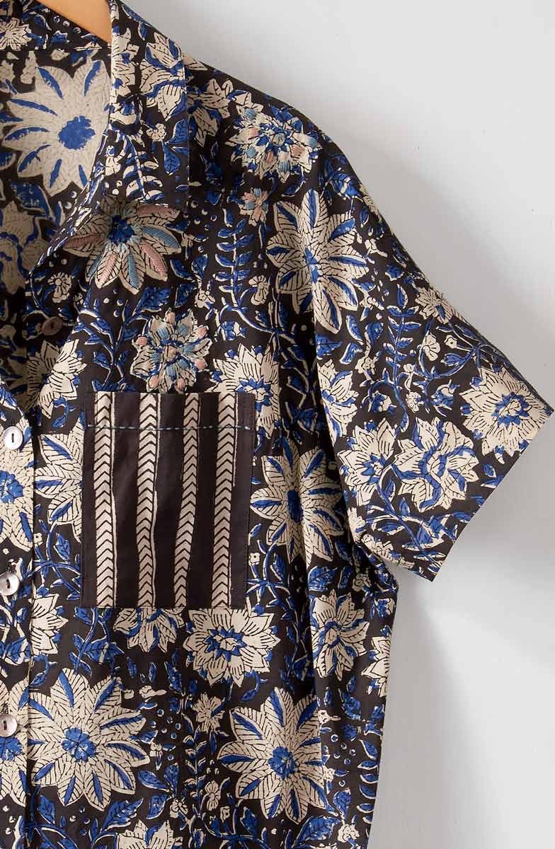 Chennai Camp Shirt - Black/Multi - Image 3