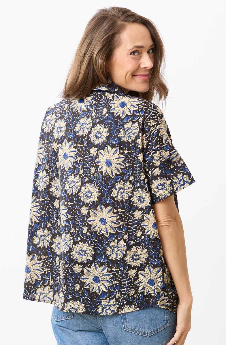 Chennai Camp Shirt - Black/Multi - Image 4