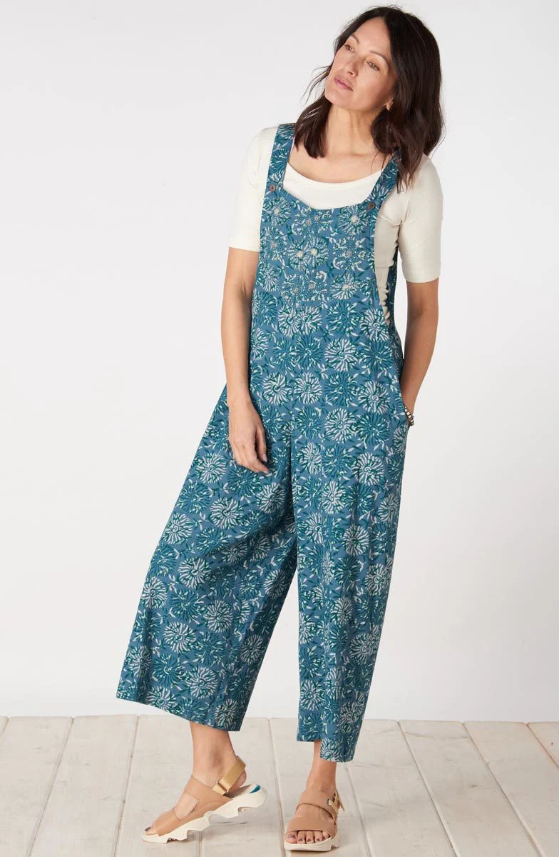 Deepti Cropped Overalls - Summer night - Image 2