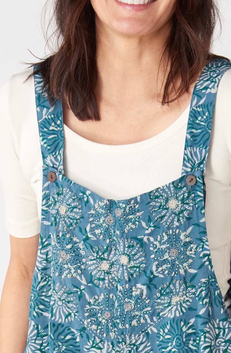 Deepti Cropped Overalls - Summer night - Image 3
