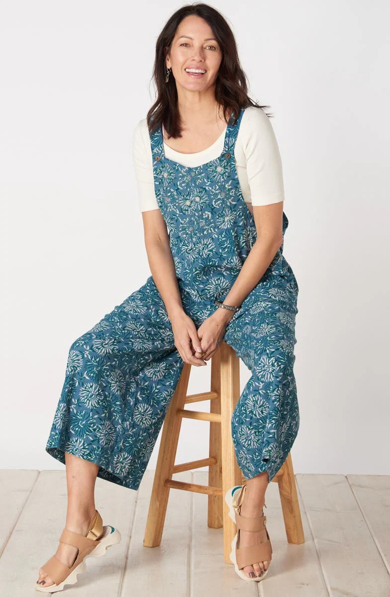 Deepti Cropped Overalls - Summer night - Image 5