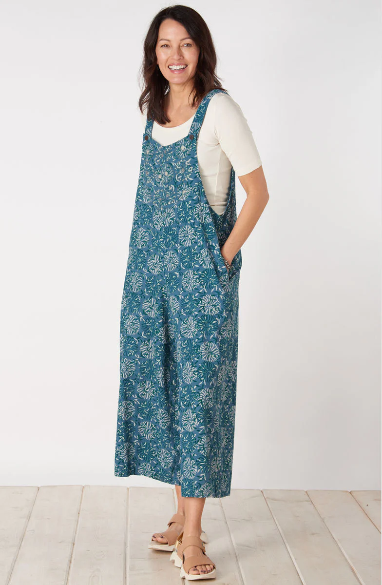 Deepti Cropped Overalls - Summer night - Image 6