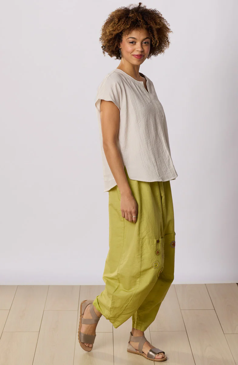 Field Linen Cotton Pull-On Lantern-Leg Pant - Image 11