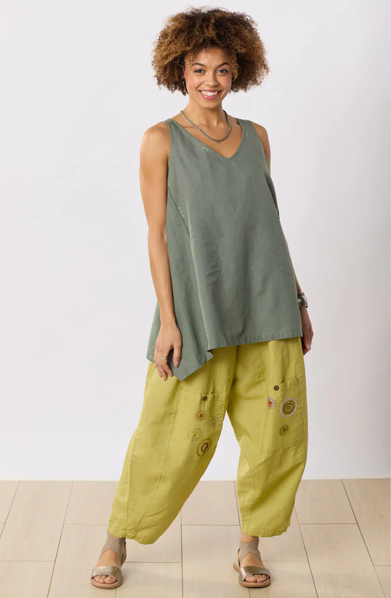 Field Linen Cotton Pull-On Lantern-Leg Pant - Image 12