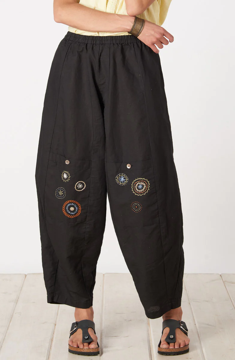 Field Linen Cotton Pull-On Lantern-Leg Pant - Image 2