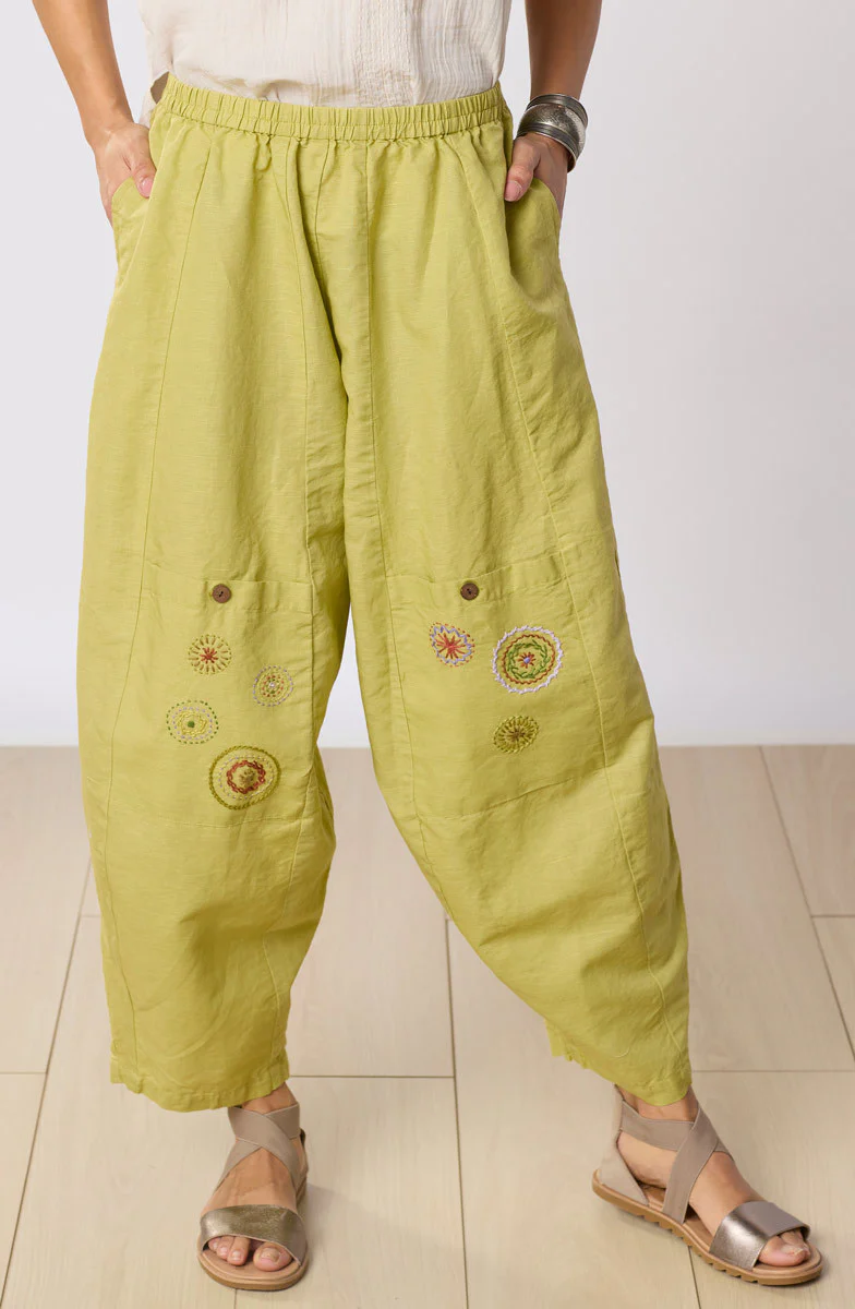 Field Linen Cotton Pull-On Lantern-Leg Pant - Image 8