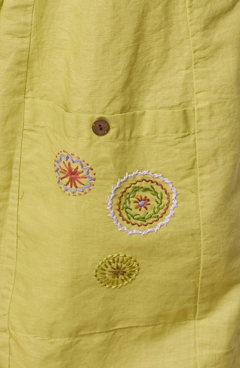 Field Linen Cotton Pull-On Lantern-Leg Pant - Image 9