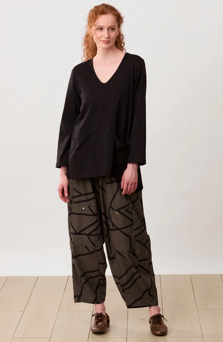 Field Pull-On Lantern-Leg Pant - Dark olive - Image 4