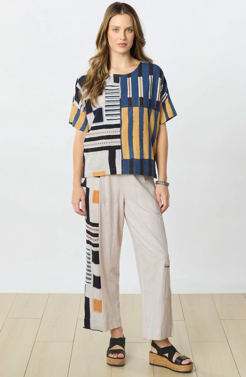 Karol Cargo Straight-Leg Pant - Natural/Multi - Image 5