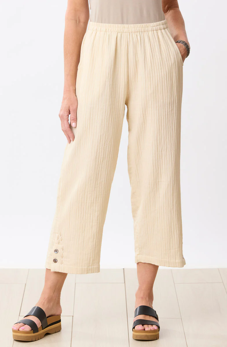 Kesari Cotton Dobby Gauze Crop Pant - Image 20