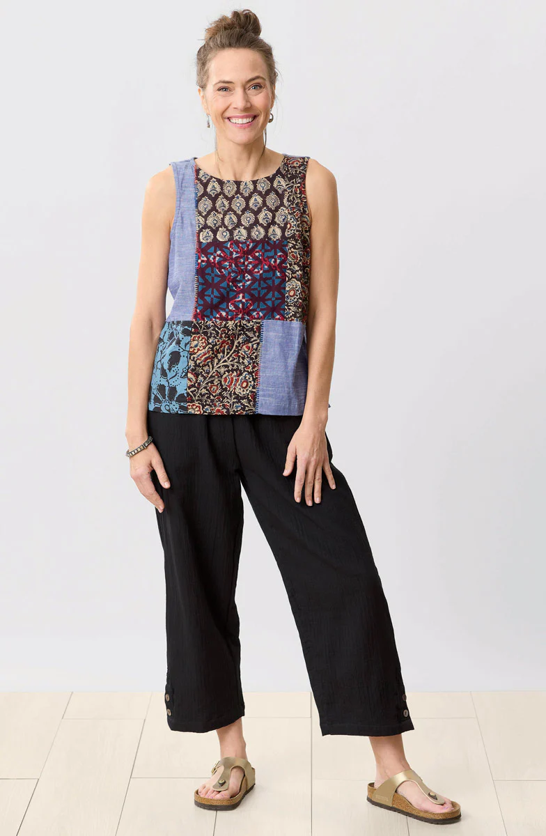 Kesari Cotton Dobby Gauze Crop Pant - Image 27