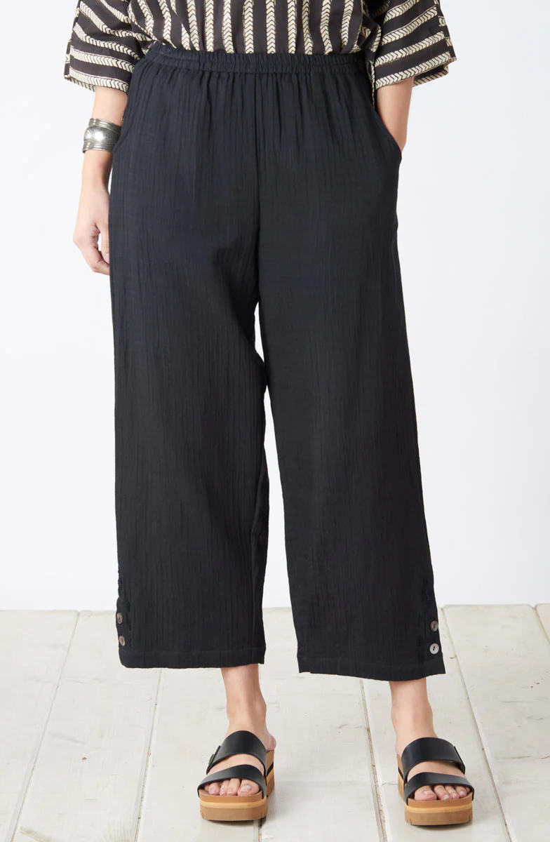 Kesari Cotton Dobby Gauze Crop Pant - Image 28