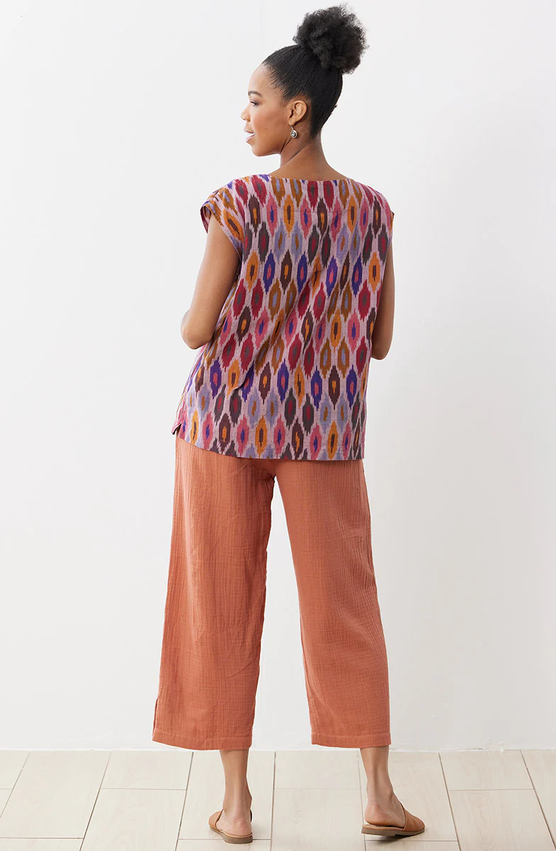 Kesari Cotton Double Gauze Crop Pant - Image 35