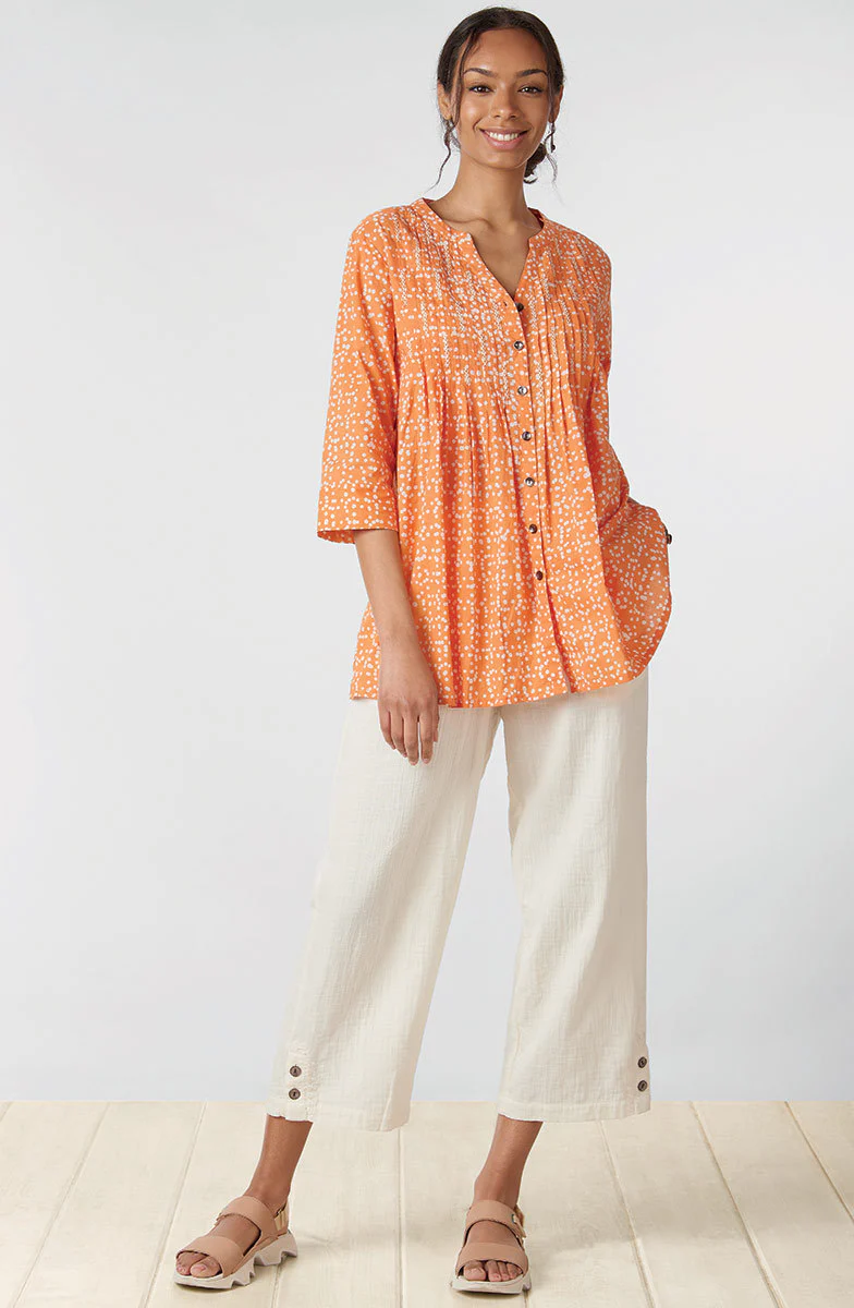Kesari Cotton Double Gauze Crop Pant - Image 47