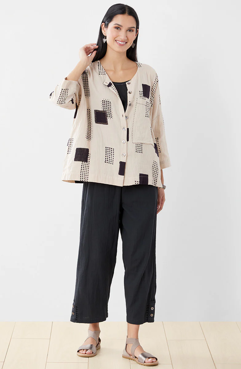 Kesari Cotton Double Gauze Crop Pant - Image 56