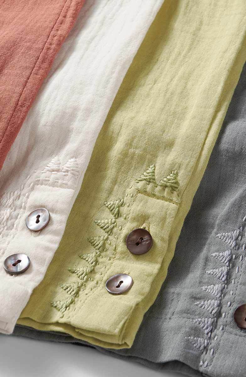 Kesari Cotton Double Gauze Crop Pant - Image 7