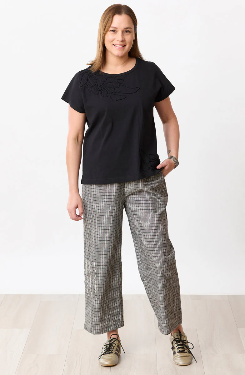 Kesari Pull-On Cargo Crop Pant - Grey - Image 3