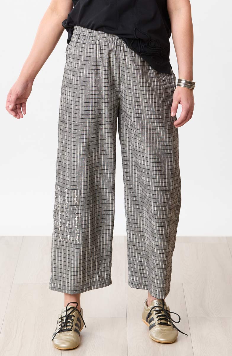Kesari Pull-On Cargo Crop Pant - Grey - Image 4